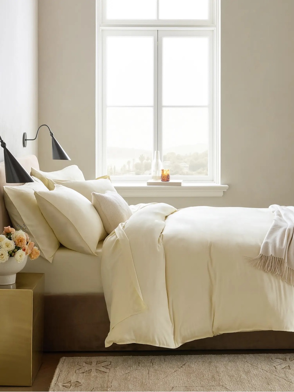 NWOT Quince Bamboo Duvet Cover Set